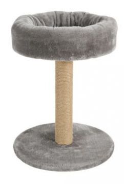 Škrabadlo sloupek s pelíškem šedá 45cm