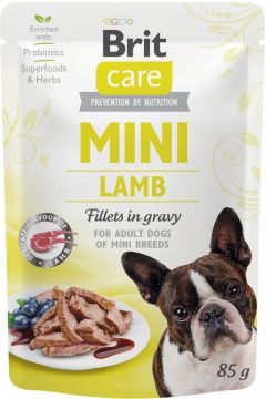 Brit Care Dog Mini Lamb fillets in gravy 85g