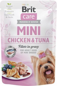 Brit Care Dog Mini Chicken&Tuna fillets in gravy 85g