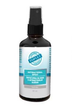 Spray na ruce antibakteriální - hedvábí TOPVET 50m