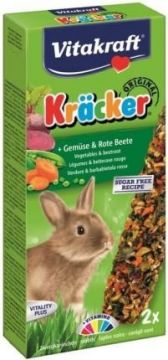 Vitakraft Rodent Rabbit Kräcker zelenina+červ.řepa 2ks