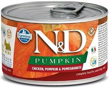 N&D DOG PUMPKIN Adult Chicken & Pomegranate Mini 140g