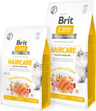 Brit Care Cat GF Haircare Healthy&Shiny Coat 0,4kg