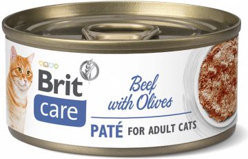 Brit Care Cat konz Paté Beef&Olives 70g