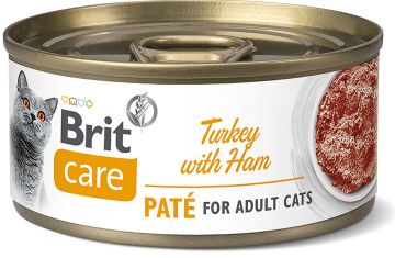 Brit Care Cat konz Paté Turkey&Ham 70g