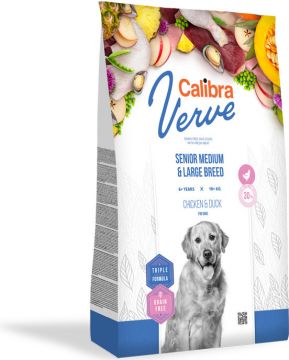 Calibra Dog Verve GF Senior M&L Chicken&Duck 12kg