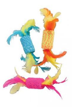 Hračka kočka Elastic Candy mix barev