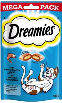Dreamies kočka pochoutka Mega Pack s lososem 180g