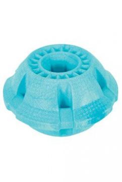 Hračka pes BALL MOOS TPR 9,5cm modrá