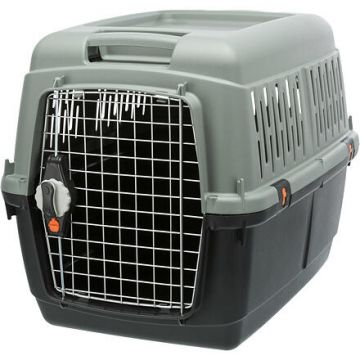 Be Eco Giona 4 transportní box, S-M: 50 x 51 x 70 cm, antracit/ šedo-zelená