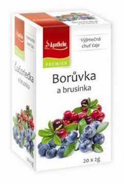 Čaj Apotheke Borůvka a brusinka 20sacc