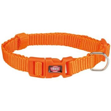 Obojek PREMIUM 22-35 cm/10 mm (XS-S), - papaya