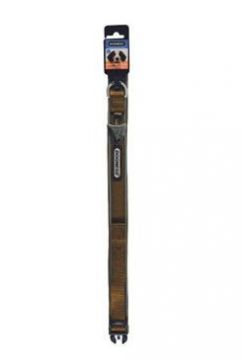 Obojek IMAC nylon hnědý 38-45/2 cm