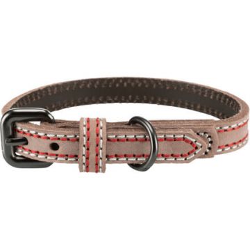 Native obojek,M-L: 39-47cm/20mm, kapučíno