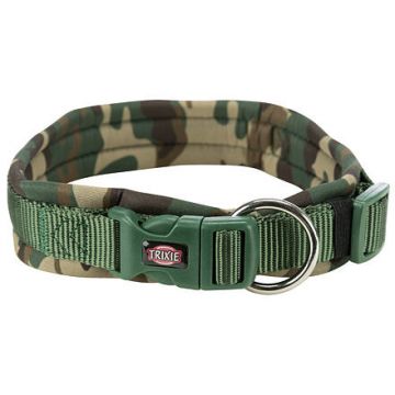 Obojek PREMIUM, polstrovaný neoprenem, M-L: 42-48 cm/20 mm, maskáč