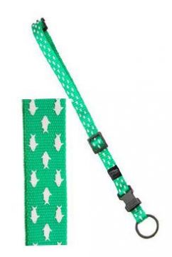 Obojek nylon ART Sportiv 30-45/15mm Zelená/Žralok KAR