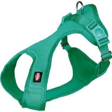 Soft postroj, jemný, vypolstrovaný XXS-XS 25-35 cm/15 mm, - petrolejově modrý/oceán