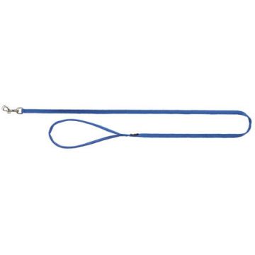 Vodítko PREMIUM s vyplněnou rukojetí 1,20m/15mm (XS-S), - královská modrá