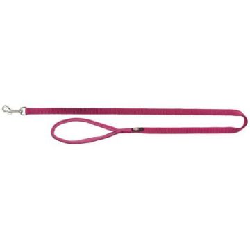 Vodítko PREMIUM s vyplněnou rukojetí 1,20m/15mm (XS-S), - orchidej