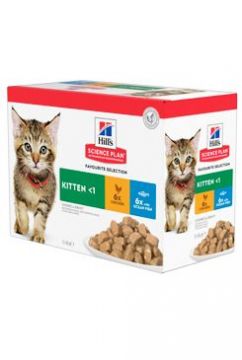 Hill's Fel. kapsa Kitten Chicken&Ocean fish(12x85g)