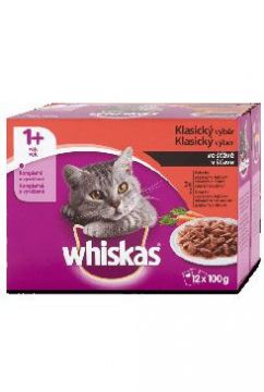 Whiskas kapsa Klasický výběr se zeleninou 12x100g