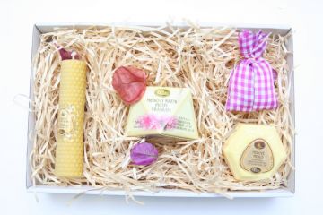 Provoněný medový balíček proti vráskám