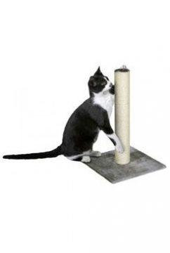 Škrábadlo sloupek Bella 29x29x39cm šedé KAR