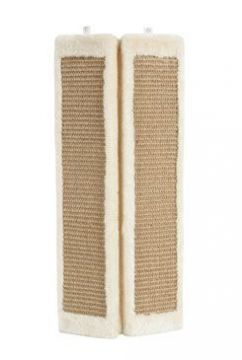 Škrabadlo na stěnu rohové béžová 58cm