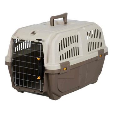 Transportní přepravka SKUDO 2 XS-S 35x36x55cm tm.šedá/písko