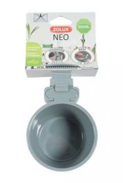 Miska plastová hlodavec NEO 300ml šedá