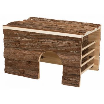 Natural Living přírodní dř. domek ILA s okrajem 40x 25x29 cm