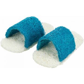 Set sandálů - 2ks, hračka pro hlodavce. lufa 8cm