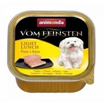ANIMONDA paštika LIGHT LUNCH - krůta+sýr pro psy 150g