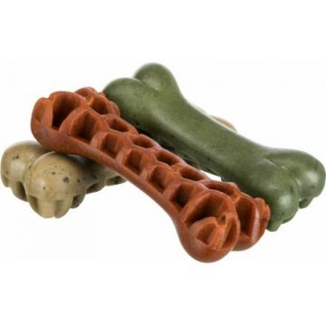Denta Fun Veggie Honey Comb Bone, kostička s mořskou řasou 8,5 cm, 28g