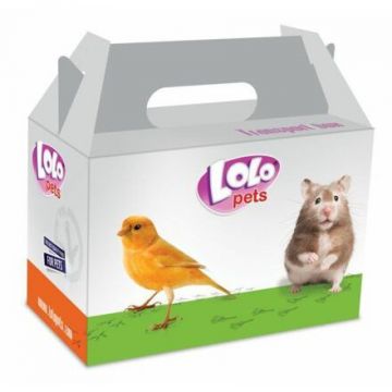 LOLOPets kartonová krabička na transport malá 14x9x8 cm