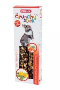 Pochoutka CRUNCHY STICK mrkev/pamp pro králíky
