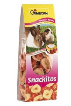 Gimbi Snackit jahoda+banán 60g