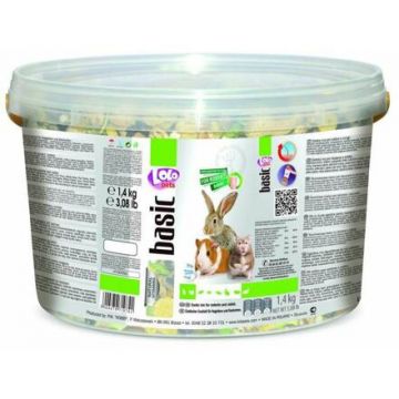 LOLO - exotik mix kompl. krmivo pro hlodavce kyblík 1,4 kg