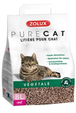 Podestýlka PURECAT natural absorb. rostlinná 8l