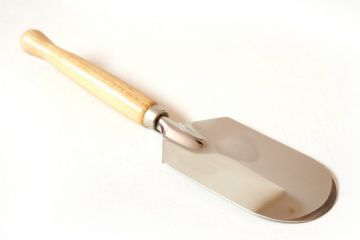 Lopatka na ztuhlý med nerezová velká