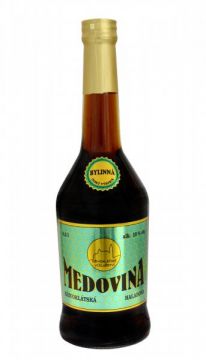 Medovina KŘIVOKLÁTSKÁ Bylinná 18 proc. 0,5l