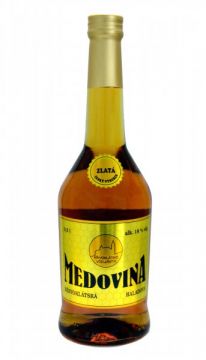 Medovina KŘIVOKLÁTSKÁ Zlatá 18 proc. 0,5l