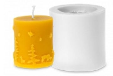 Forma silikonová BE-EQ® Zimní krajina 7 cm