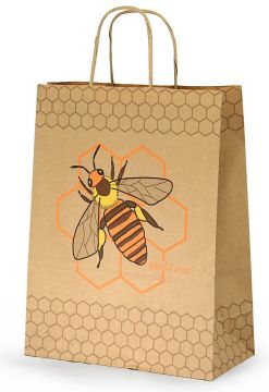 Taška papírová střední 24 x 11 x 31 cm