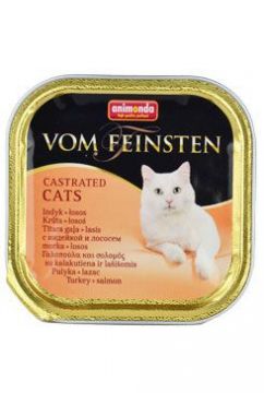Animonda paštika pro Kastráty krůta/losos kočka 100g