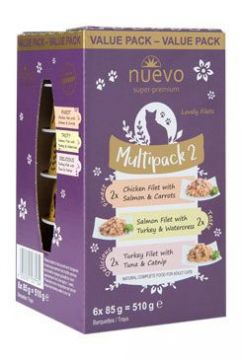 Nuevo kočka vanička adult Multipack II 6x85g