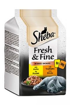 Sheba kapsa Fresh&Fine s drůbežím masem 6x50g