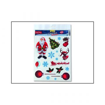 Dekorace TETRA DecoArt samolepky vánoce 18ks