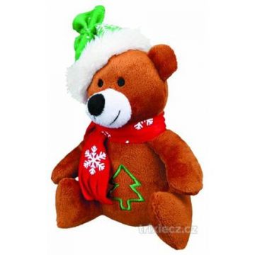 Vánoční plyšový Santa, sob, mědvěd 20 cm