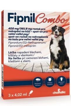 Fipnil Combo 402/361,8mg XL Dog Spot-on 3x4,02ml